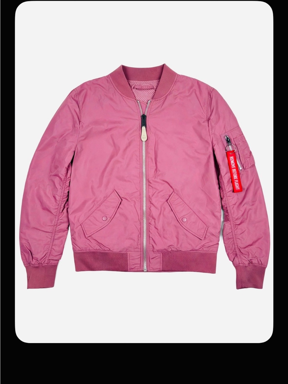 Alpha Industries authentic mauve bomber - Picture 3 of 8